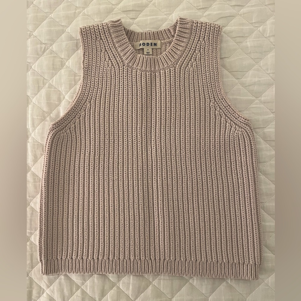 Boden Chunky Knit Sleeveless Sweater, XS